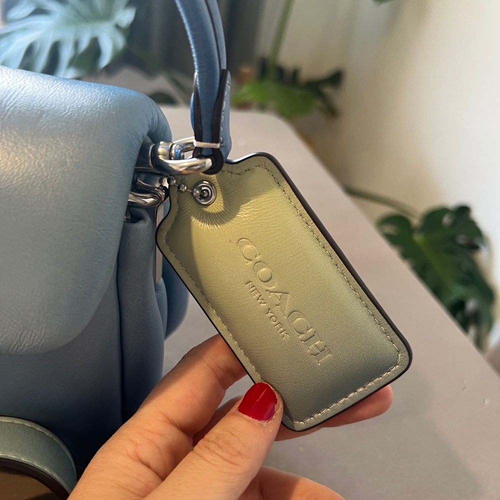 Coach Ombré Pillow Tabby 26 Blue Aqua Shoulder Crossbody Bag V Gently Used - Picture 4 of 15